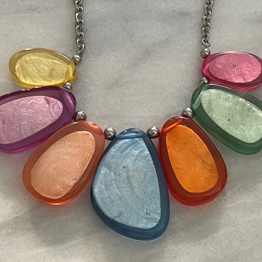 MissFox Colorful Statement Necklace